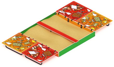 Песочница с крышкой большая (Рыбы) - ИО 5.01.14-01, фото 4