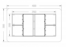 Песочница с крышкой большая (Рыбы) - ИО 5.01.14-01, фото 6