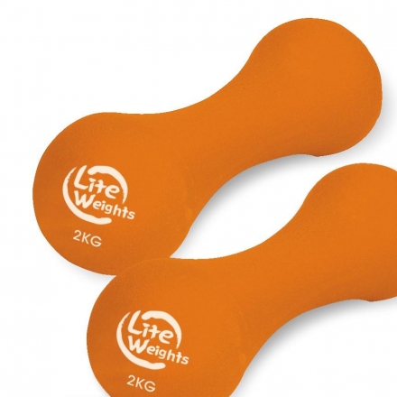 Гантель неопреновая Lite Weights 2 кг , фото 1