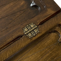 Шахматы + нарды резные "Бриз" 40, Haleyan Шахматы + нарды резные "Бриз" 40, Haleyan