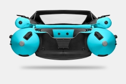 GLADIATOR E 380 X Expedition Черно-бирюзовый моторная лодка ПВХ, фото 6