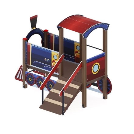 Паровозик (синий) - Беседка - МФ 10.03.05-01, фото 4