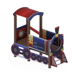 Паровозик (синий) - Беседка - МФ 10.03.05-01, фото 1 Паровозик (синий) - Беседка - МФ 10.03.05-01, фото 1