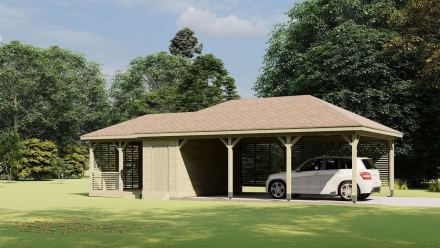 Навес для машины ГРЕЙТ Несущий каркас, фото 2