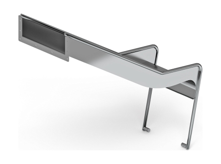 Горка из нержавеющей стали приставная 900 SNP 900.470-02, фото 4