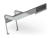 Горка из нержавеющей стали приставная 900 SNP 900.470-02