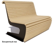 Скамейка парковая Сквер, Сосна 2,5 м