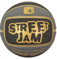 Баскетбольный мяч (размер 7) AND1 Street Jam (black/grey/gold)