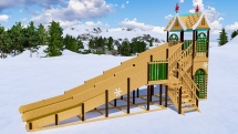 Зимняя горка «Волшебная зима 3»