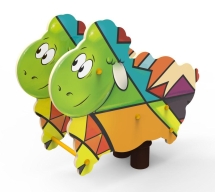 Качели на пружине «Овечка», паттерн "Этник" КЧ041.01 Качели на пружине «Овечка», паттерн "Этник" КЧ041.01