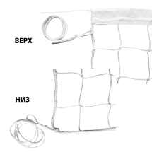 Сетка вол., арт.FS-V-№3, бел., 9.5х1м, нить 3,5мм ПП, яч.10см., верх.лента ПП 5см, нейлон. шнур. бел Сетка вол., арт.FS-V-№3, бел., 9.5х1м, нить 3,5мм ПП, яч.10см., верх.лента ПП 5см, нейлон. шнур. бел