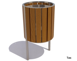 Урна уличная круглая Марсель, фото 1 Урна уличная круглая Марсель, фото 1