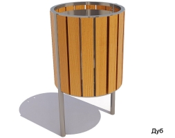 Урна уличная круглая Марсель, фото 4 Урна уличная круглая Марсель, фото 4