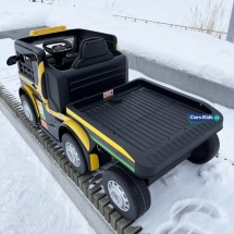 Электромобиль Mercedes-Benz Axor F Race с прицепом желтый Электромобиль Mercedes-Benz Axor F Race с прицепом желтый