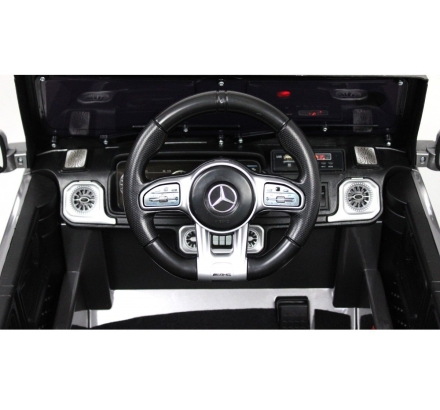 Электромобиль Mercedes-Benz G63 AMG o777oo серый, фото 9