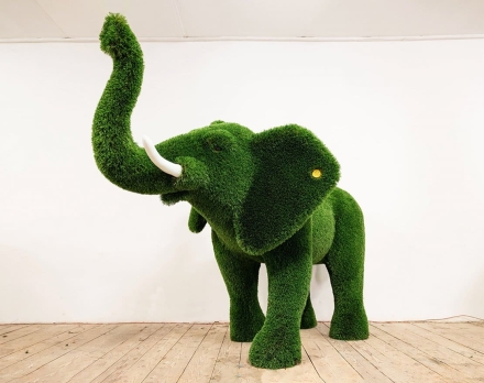 Топиари слон Абхей - газон Deluxe/Deluxe Green, фото 1