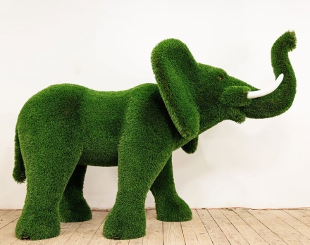 Топиари слон Абхей - газон Deluxe/Deluxe Green, фото 2