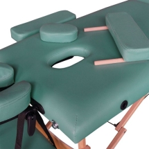 Массажный стол DFC NIRVANA, Optima, дерев. ножки, цвет зеленый (Green) Массажный стол DFC NIRVANA, Optima, дерев. ножки, цвет зеленый (Green)