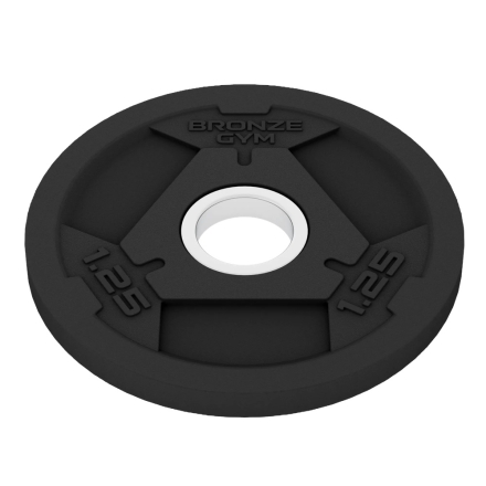 Диск олимпийский BRONZE GYM обрезиненный 1,25 кг, фото 2