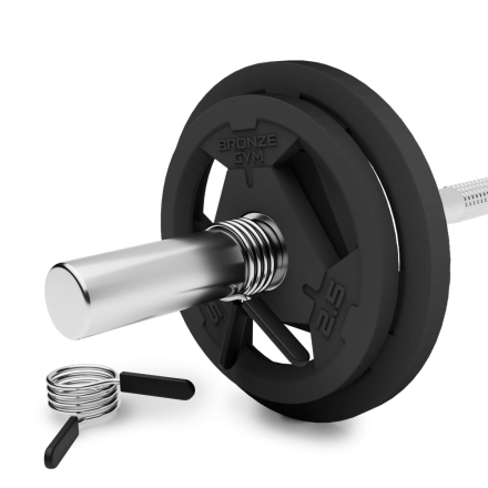 Диск олимпийский BRONZE GYM обрезиненный 1,25 кг, фото 3