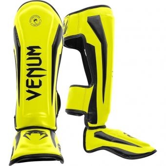 Щитки Venum Elite Neo Yellow, фото 1