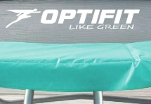 Батут OPTIFIT Like Green 6ft 1,83 м с зеленой крышей