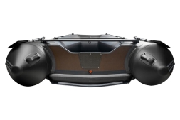 YACHTMAN-300 НДНД (Яхтман) серый-черный (лодка ПВХ нднд под мотор с усилением), фото 6