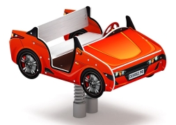 Кабриолет - Качалка на пружине двухместная машинка - ИО 23.03.02-01.И1, фото 1