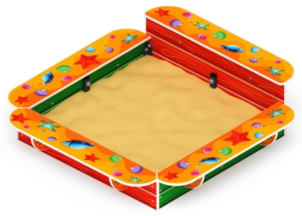 Песочница средняя (Ракушки) - ИО 5.01.15-01, фото 4