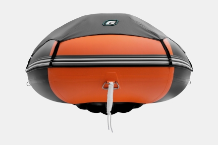 Gladiator E 450 PRO AIR оранжево-темносерый моторная лодка ПВХ, фото 7