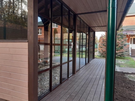 Застеклённая беседка ЛЕТНИЙ САД с барбекю, фото 10