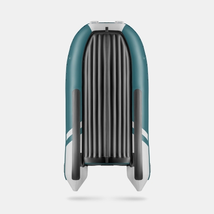 GLADIATOR E 380 X Expedition Морской зеленый-белый моторная лодка ПВХ, фото 5