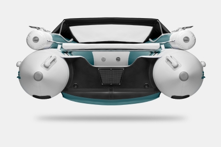 GLADIATOR E 380 X Expedition Морской зеленый-белый моторная лодка ПВХ, фото 6