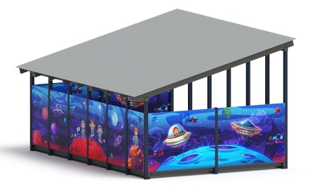 Теневой навес (Космопорт. Космос) - МФ 71.6.4-08, фото 2