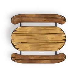 Столик детский овальный - МФ 31.01.09-02, фото 3