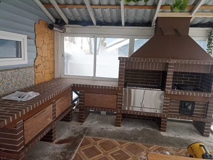 Печь Аристократ 7304 Радиальный кирпич коричневый, фото 4