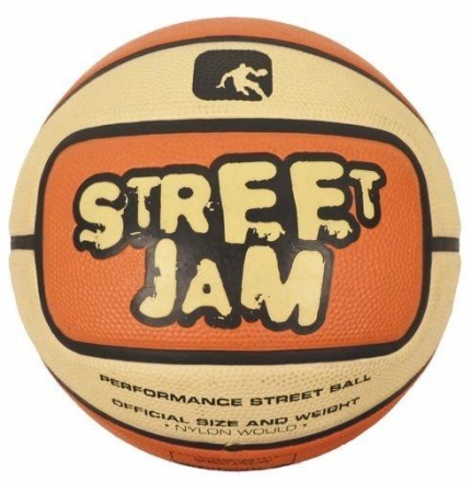 Баскетбольный мяч (размер 7) AND1 Street Jam (orange/cream), фото 1