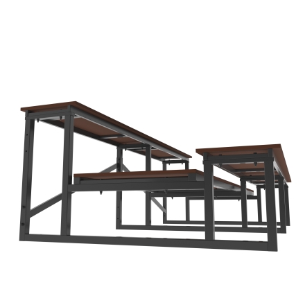 Трибуна сборно-разборная ОЛИМП СИТИ 2-х рядная на 10 мест ФАНЕРА, фото 2