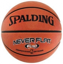 Баскетбольный мяч Spalding NBA Neverflat с технологией "удержания воздуха" размер 7, 63-803