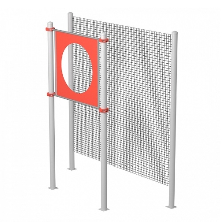 Мишень на стойках круглая для норм ГТО S76 IronKing, фото 1