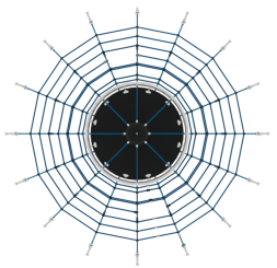 Канатная пирамида &quot;Вертекс Конус-2&quot;, фото 3