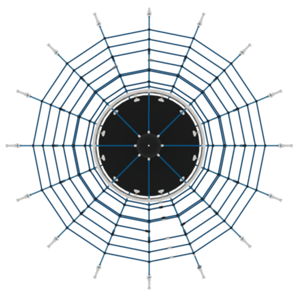 Канатная пирамида &quot;Вертекс Конус-2&quot;, фото 3