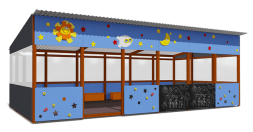 Теневой навес серия Космос ВСТ 1516/1 40 м2 для улицы Теневой навес серия Космос ВСТ 1516/1 40 м2 для улицы