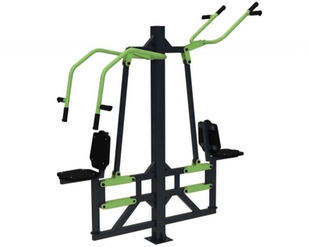 Уличный тренажер TORUDA &quot;Жим от груди и вертикальная тяга&quot;, фото 1