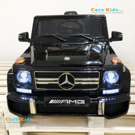 Электромобиль Mercedes-Benz G63 AMG черный глянец, фото 3