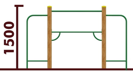 Рукоход 09002 для детской спортивной площадки, фото 2