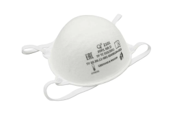 Респиратор О2 чашеобразный FFP1 NRD без клапана выдоха 2101, фото 2
