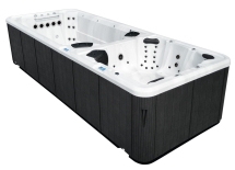 Двухзонный композитный спа-бассейн c противотоком Jazzi Pool Sunset SKT339A Двухзонный композитный спа-бассейн c противотоком Jazzi Pool Sunset SKT339A