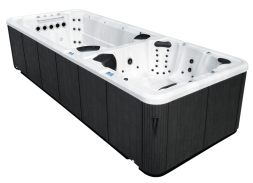 Двухзонный композитный спа-бассейн c противотоком Jazzi Pool Sunset SKT339A, фото 2