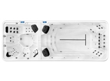 Двухзонный композитный спа-бассейн c противотоком Jazzi Pool Sunset SKT339A Двухзонный композитный спа-бассейн c противотоком Jazzi Pool Sunset SKT339A